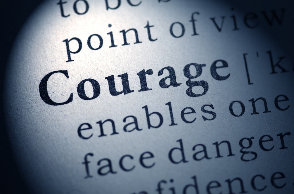 Courage is a word that describes the character Esther.