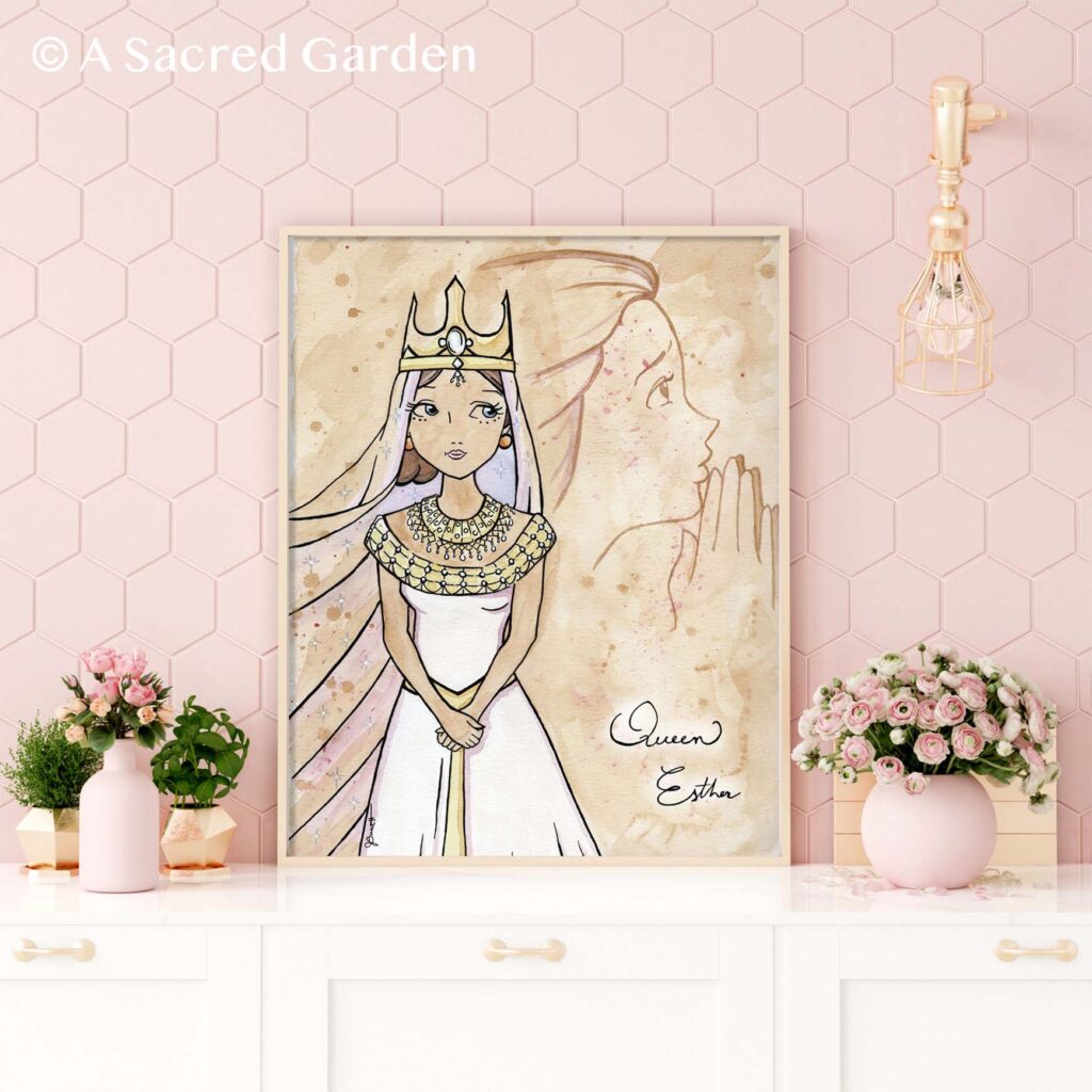 My painting of Queen Esther.