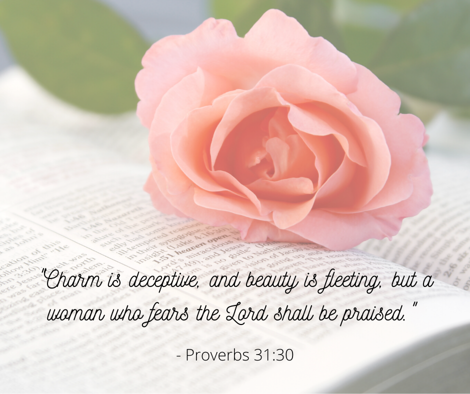 Hope for the postpartum mother. She can find her beauty in the Word of God.