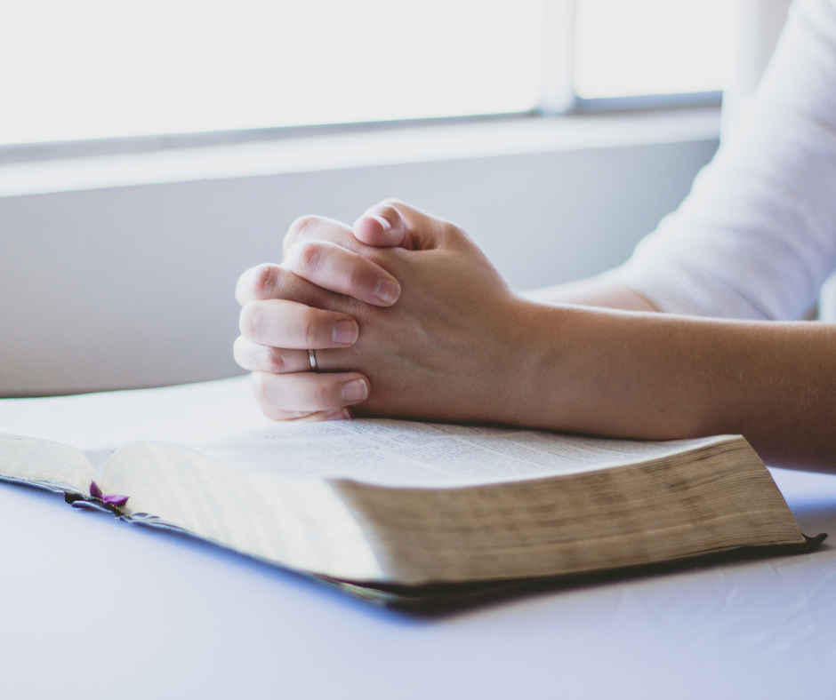 Postpartum mothers can find their strength in God by prayer and bible study during their difficult months of sleepless nights.